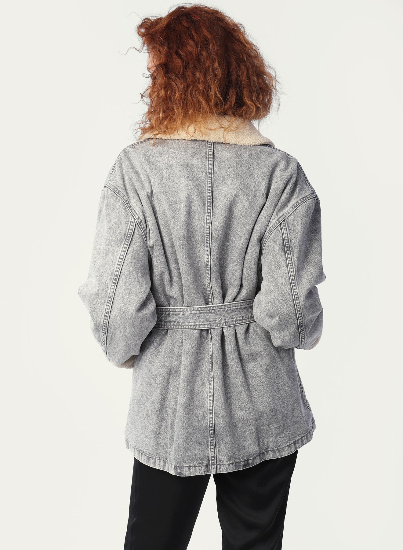 Veste en denim Sherpa West